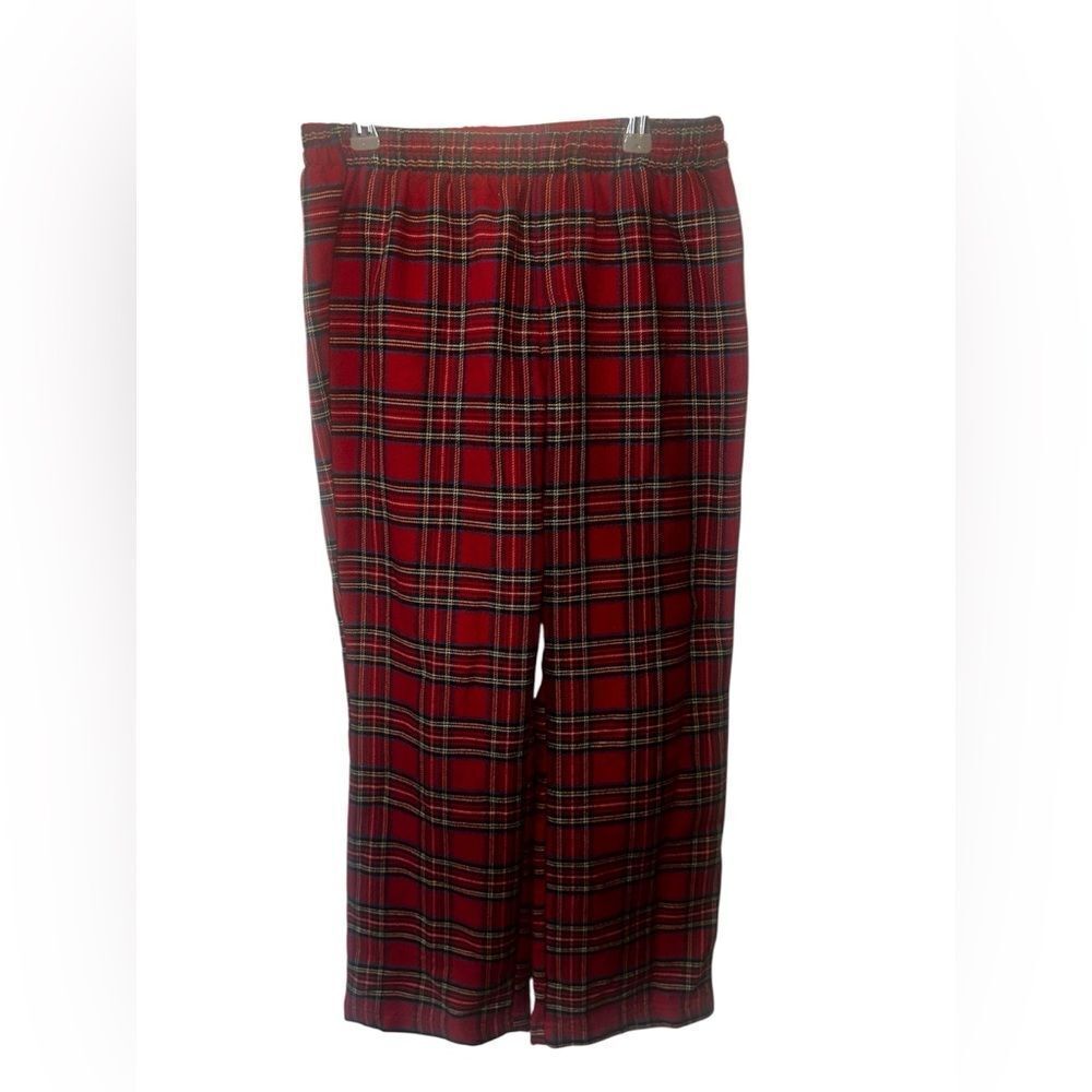 Land’s End Red Plaid Pajama Pants. Kids M (10-12) - Picture 2 of 4